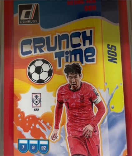 2024-25 Donruss #5 Heung-Min Son Crunch Time — front