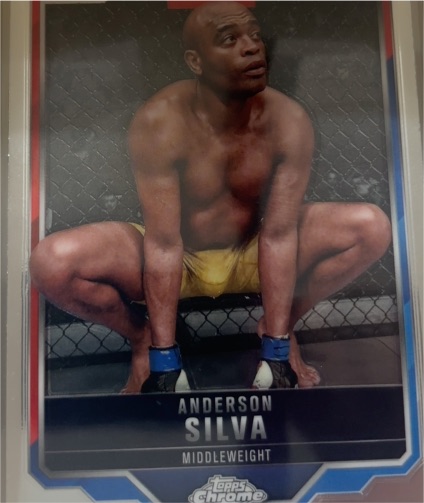 2025 Topps Chrome UFC #44 Anderson Silva — front