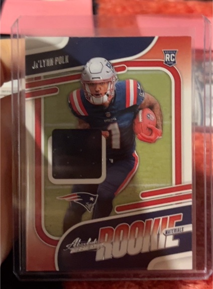 2024 Panini Absolute Rookie Materials #ARM-JPK Ja'Lynn Polk — front