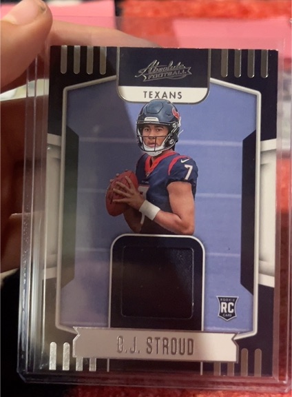 2023 Panini Absolute #ARM-40 C.J. Stroud Absolute Rookie Materials — front