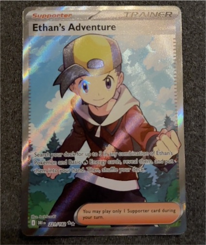 2025 Pokémon TCG Destined Rivals #221 Ethan's Adventure — front