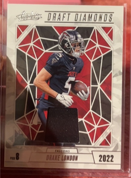 2024 Panini Absolute Draft Diamonds #DDJ-DLN Drake London — front