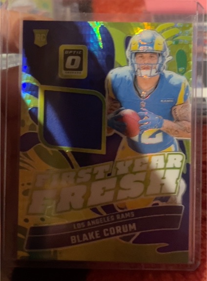 2024 Panini Donruss Optic #FYF-BCM Blake Corum First Year Fresh — front