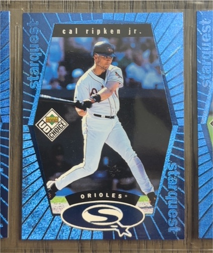 1999 Upper Deck UD Choice StarQuest #SQ21 Cal Ripken Jr. — front