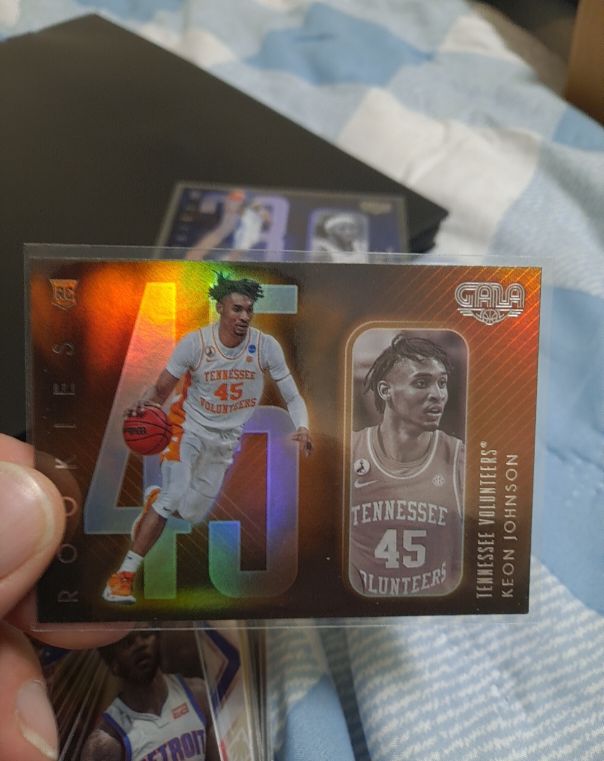 2021 Panini Chronicles Draft Picks #186 Keon Johnson — front