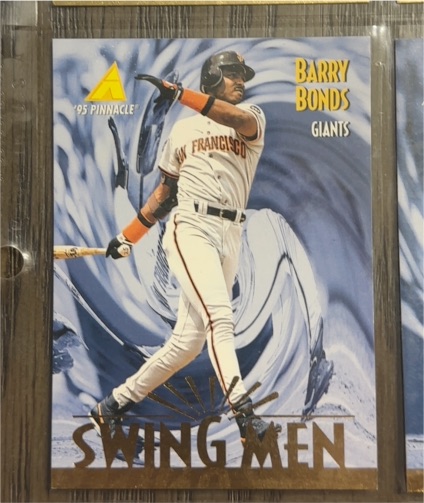 1995 Pinnacle Swing Men #299 Barry Bonds — front