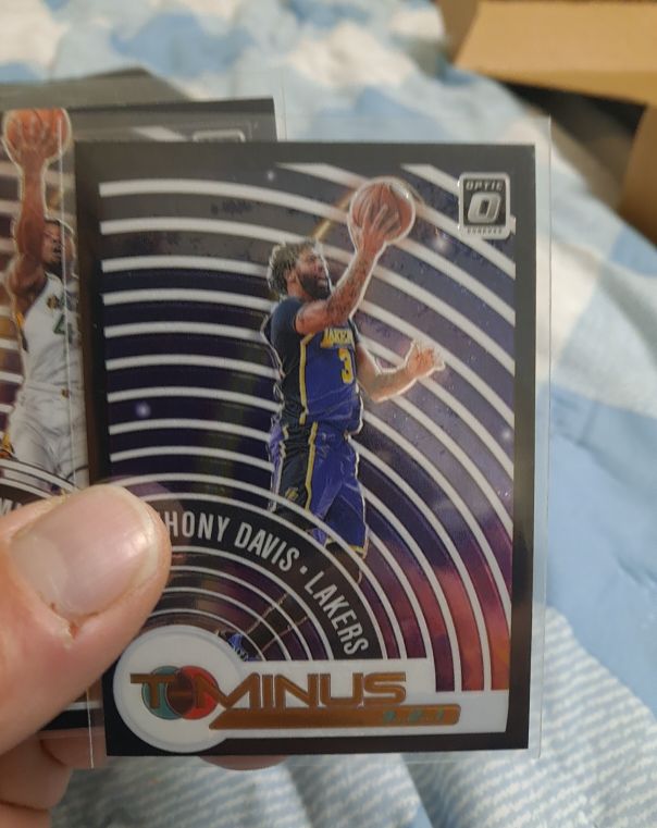 2020-21 Donruss Optic #2 Anthony Davis T-Minus — front