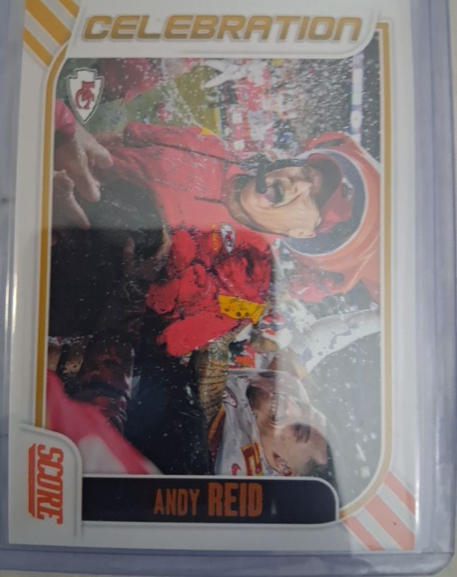 2023 Panini Score #24 Andy Reid Celebration — front