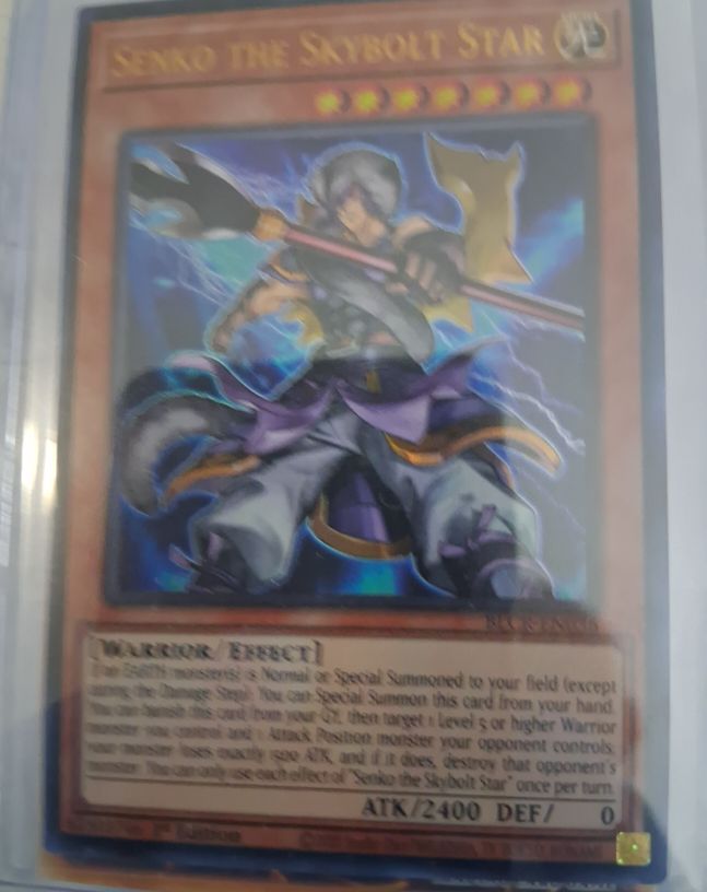 2023 Yu-Gi-Oh! BLCR-EN036 Senko the Skybolt Star — front