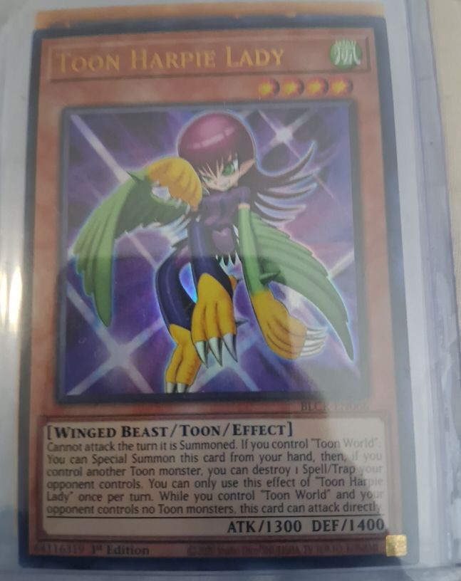 2020 Yu-Gi-Oh! Battles of Legend: Crystal Revenge #BLCR-EN066 Toon Harpie Lady — front