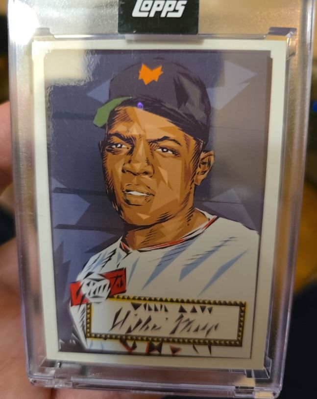 2022 Topps X 1952 By Naturel #A-6 Willie Mays — front
