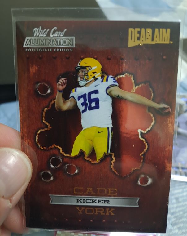 2021 Wild Card Alumination Dead Aim #ANDA-25 Cade York — front