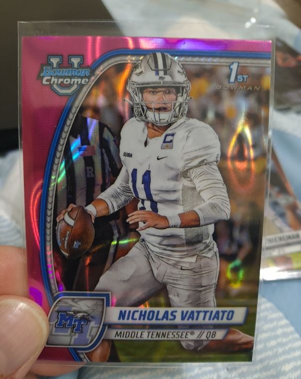 2024 Bowman Chrome University #138 Nicholas Vattiato — front