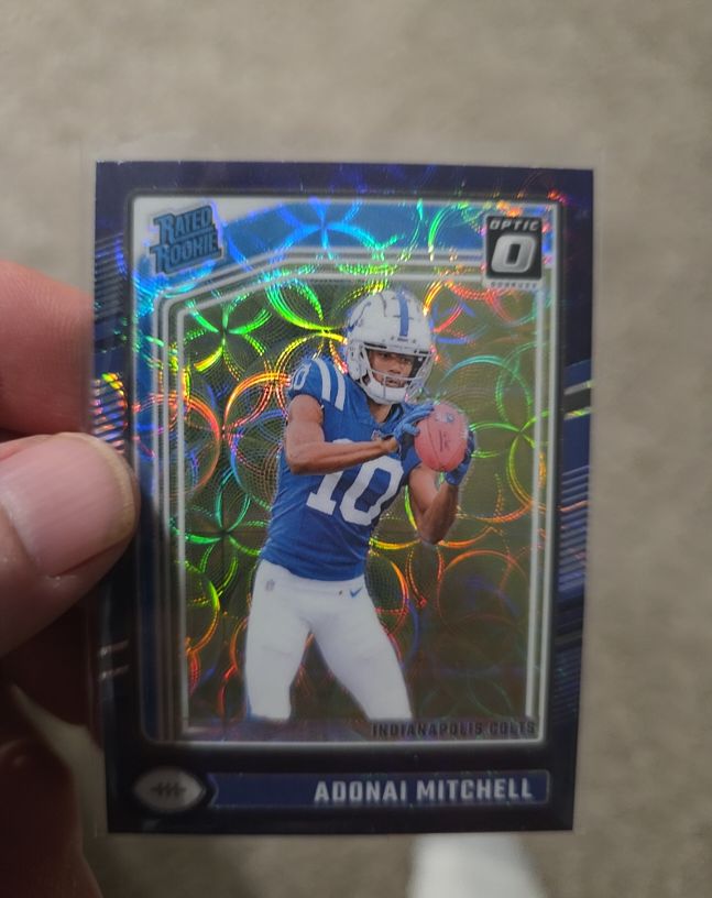 2024 Panini Donruss Optic #203 Adonai Mitchell — front