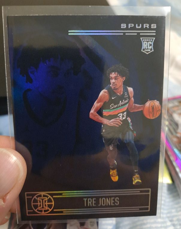 2020-21 Panini Illusions #198 Tre Jones Rookie Card — front