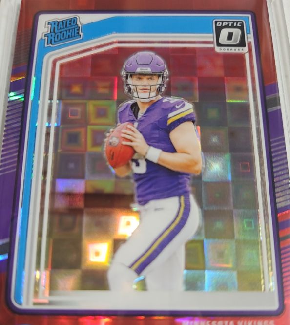 2024 Panini Donruss Optic #303 J.J. McCarthy Rated Rookie — front