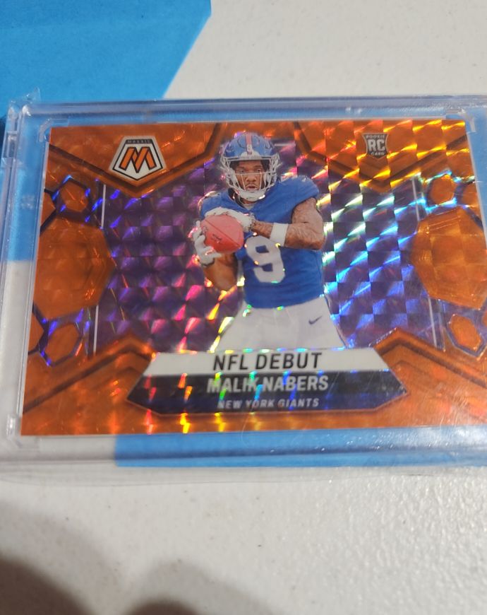 2024 Panini Mosaic #284 Malik Nabers NFL Debut — front