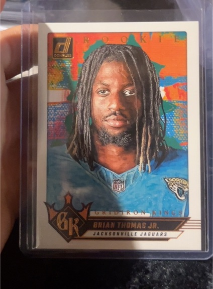 2024 Donruss #8 Brian Thomas Jr. Rookie Gridiron Kings — front