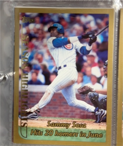 1999 Topps #202 Sammy Sosa — front