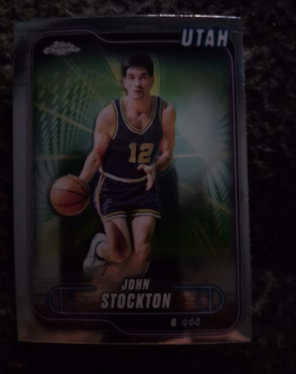 2024-25 Topps Chrome #46 John Stockton Utah Jazz — front