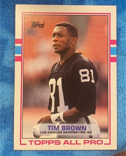 1989 Topps #265 Tim Brown — front