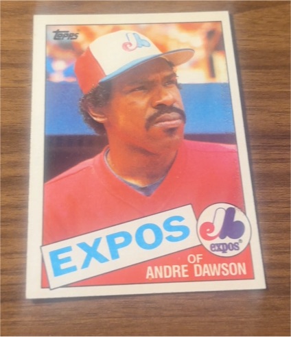 1985 Topps #420 Andre Dawson — front