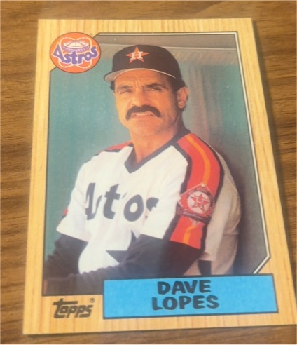 1987 Topps #445 Dave Lopes — front