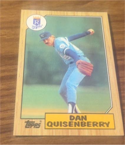 1987 Topps #714 Dan Quisenberry — front