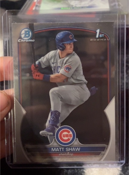2023 Bowman Draft Chrome #BDC-33 Matt Shaw — front