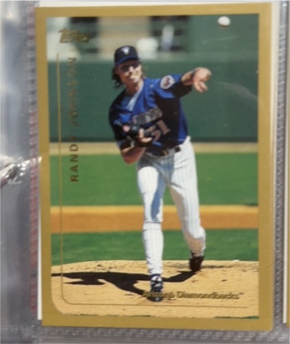 1999 Topps #418 Randy Johnson Arizona Diamondbacks — front