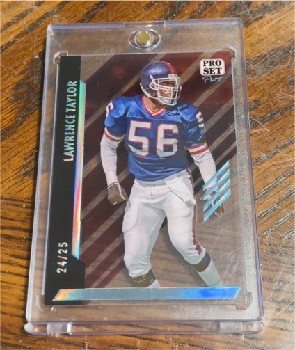 1991 Pro Set #56 Lawrence Taylor — front