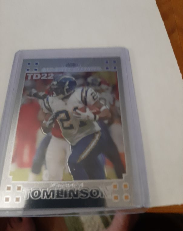 2007 Topps Chrome #TD22 LaDainian Tomlinson — front