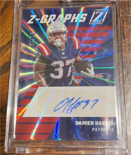 2022 Panini Zenith Z-Graphs #ZG-DH Damien Harris — front