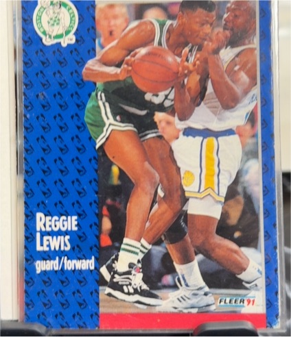 1991-92 Fleer #12 Reggie Lewis — front