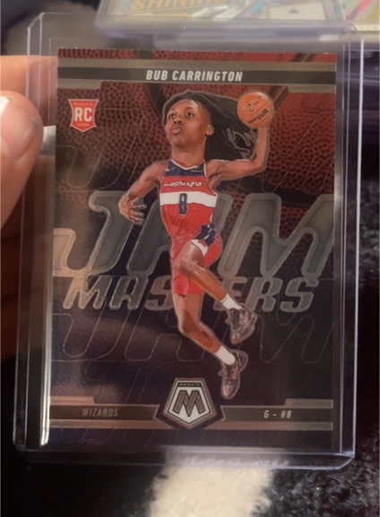 2024-25 Panini Mosaic Jam Masters #7 Bub Carrington — front