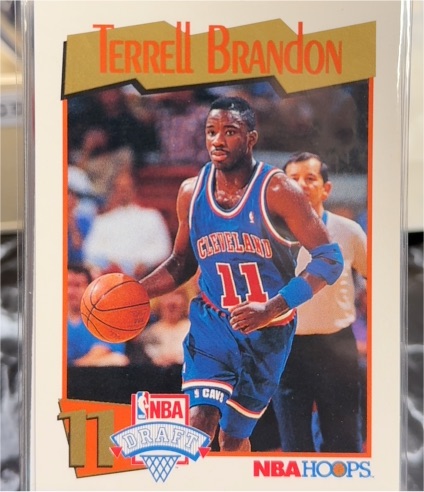 1991-92 NBA Hoops #556 Terrell Brandon — front