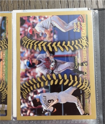 1999 Topps #453 Vinny Castilla/Chipper Jones/Scott Rolen — front