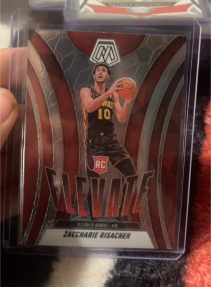 2024-25 Panini Mosaic #7 Zaccharie Risacher Elevate — front