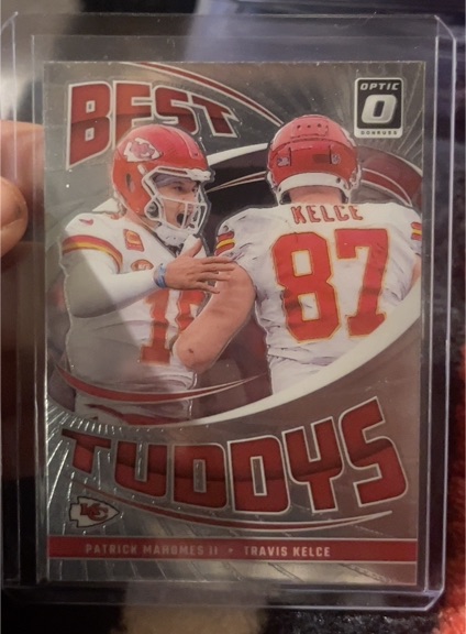 2024 Panini Donruss Optic #16 Patrick Mahomes II / Travis Kelce Best Tuddys — front