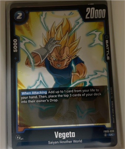 Dragon Ball Super Fusion World FB05-039 Vegeta — front