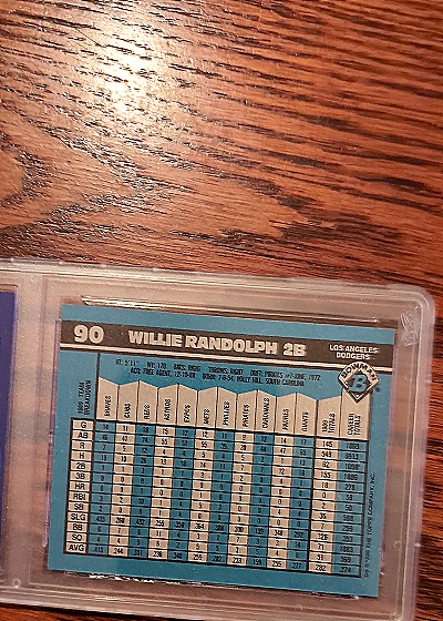 1990 Bowman #496 Rafael Palmeiro — back