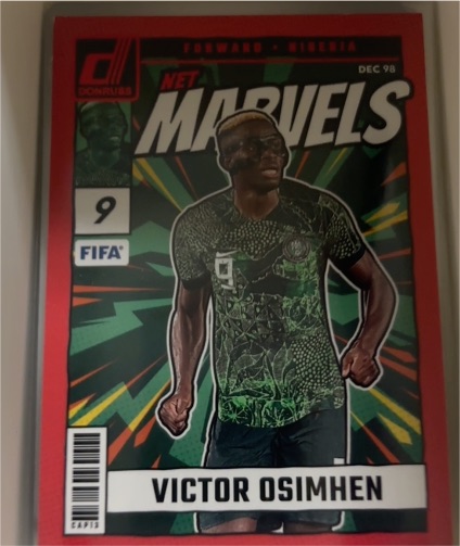 2024-25 Donruss Net Marvels #9 Victor Osimhen — front