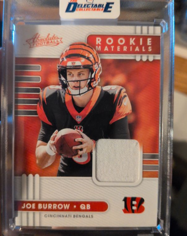 2020 Panini Absolute #1 Joe Burrow Rookie Materials — front