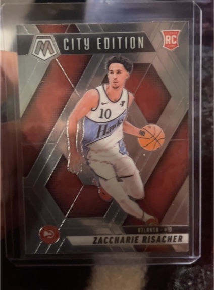 2024-25 Panini Mosaic City Edition #274 Zaccharie Risacher — front