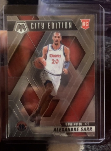 2024-25 Panini Mosaic #278 Alexandre Sarr City Edition Rookie — front