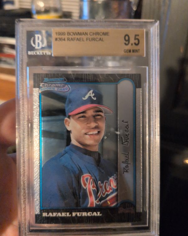 1999 Bowman Chrome #364 Rafael Furcal — front