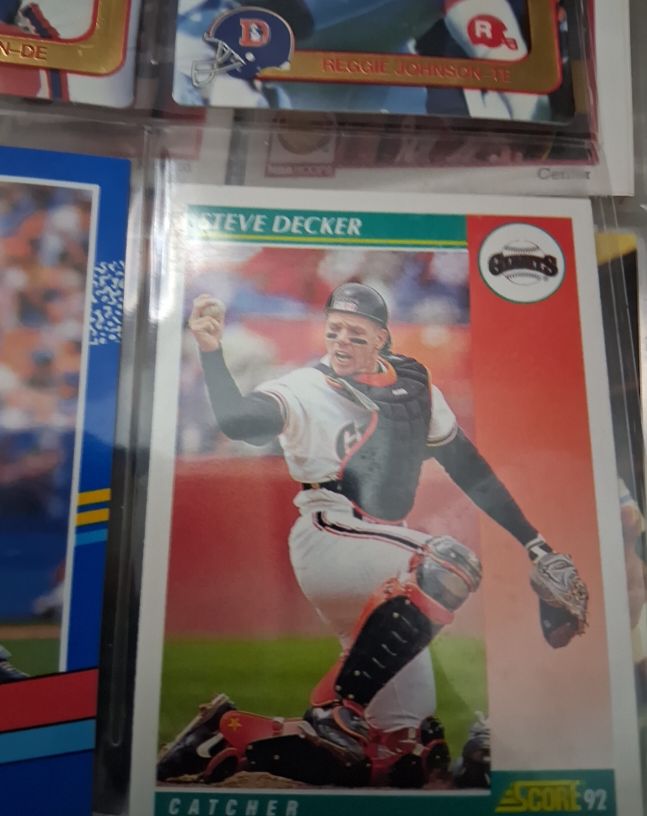 1992 Score #317 Steve Decker — front