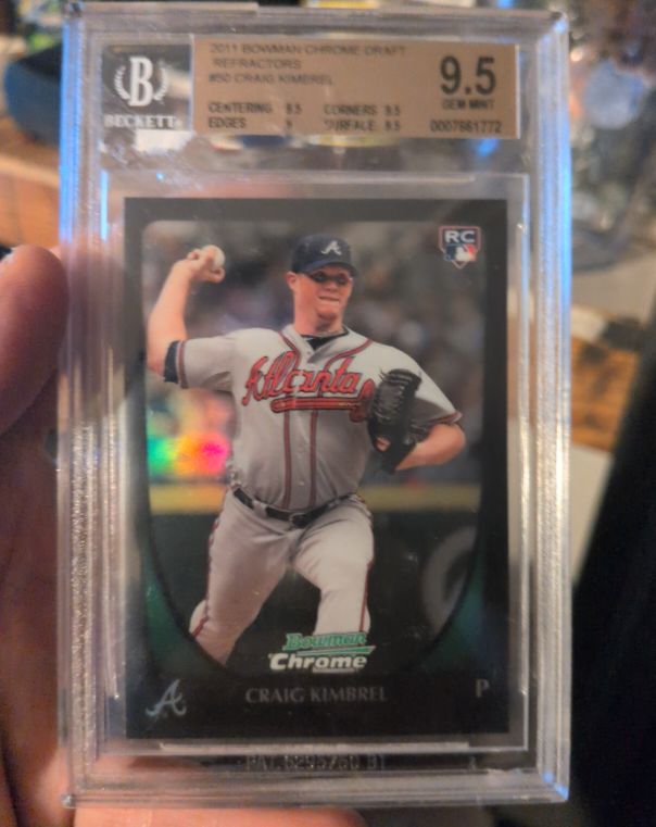 2011 Bowman Chrome Draft #50 Craig Kimbrel — front