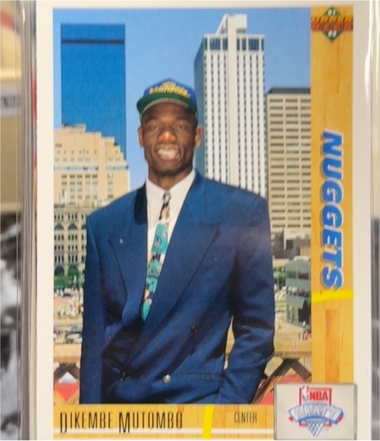 1991-92 Upper Deck #3 Dikembe Mutombo — front