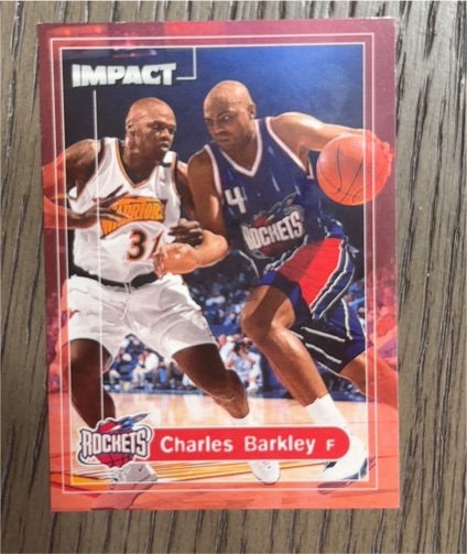 1999-00 Skybox Impact #117 Charles Barkley Houston Rockets — front